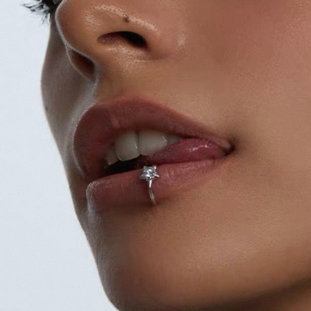 No-Drill Star Lip Stud