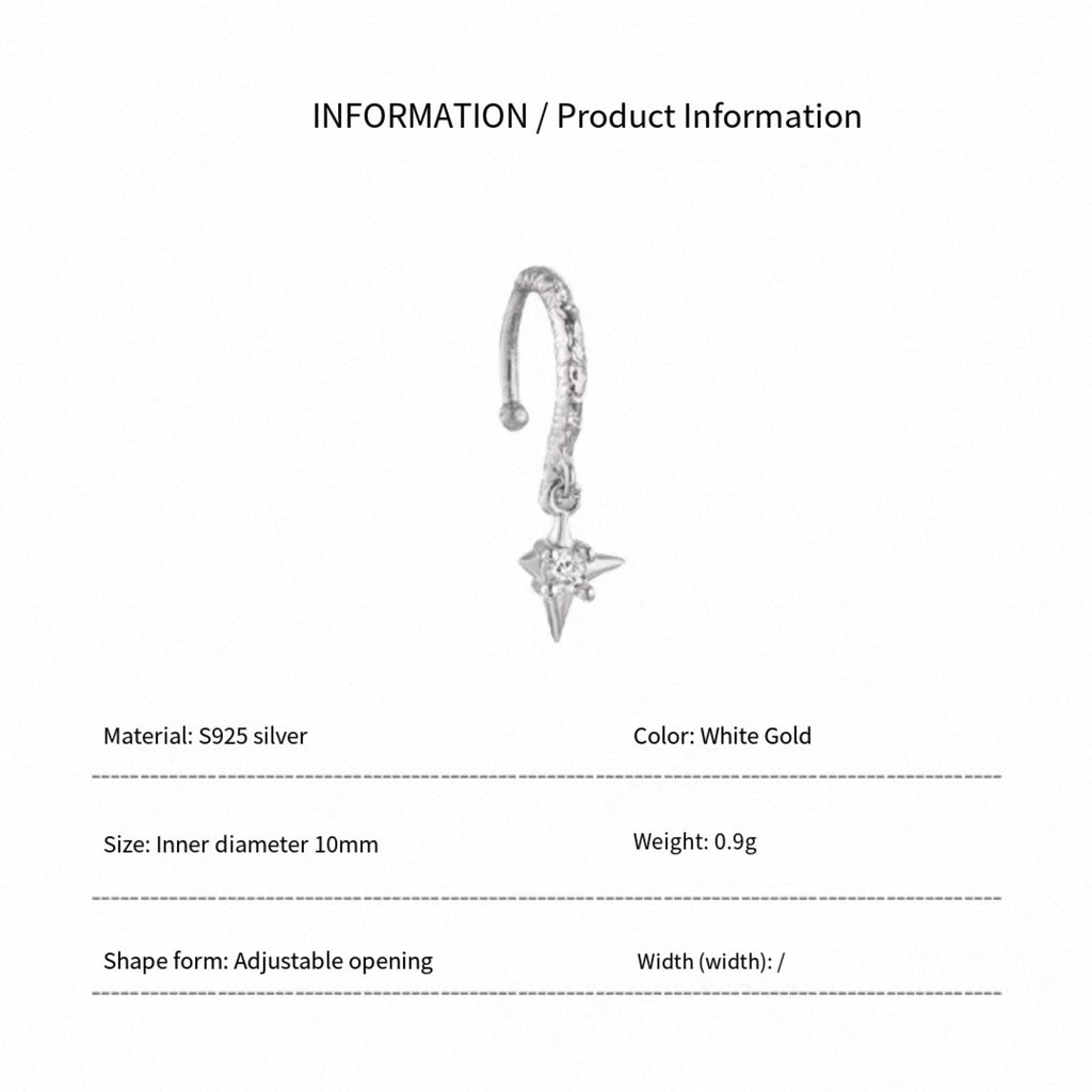 Four-Pointed Star Lip Clamp