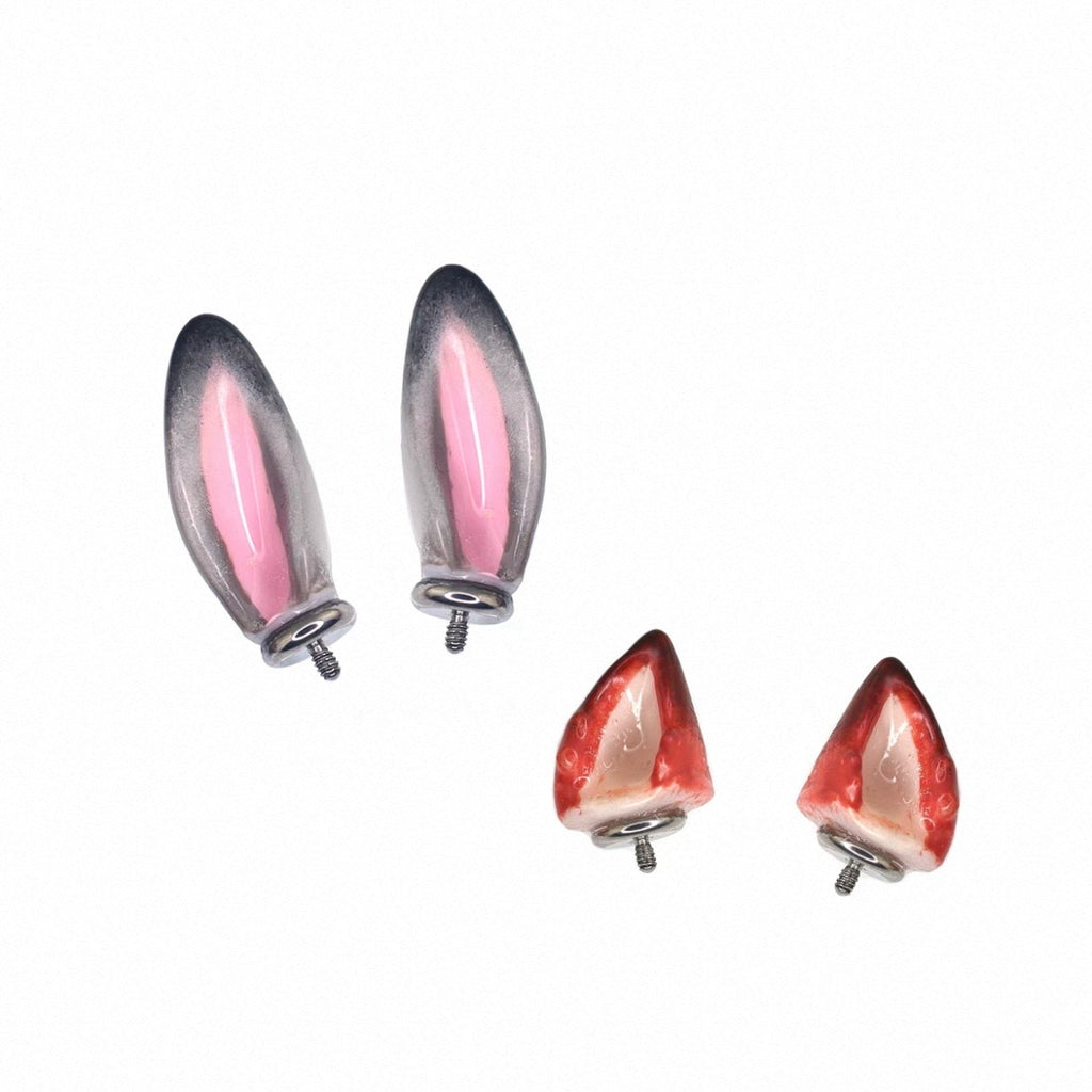 Fox Rabbit Animal Cute Ear Studs Ear Cuffs