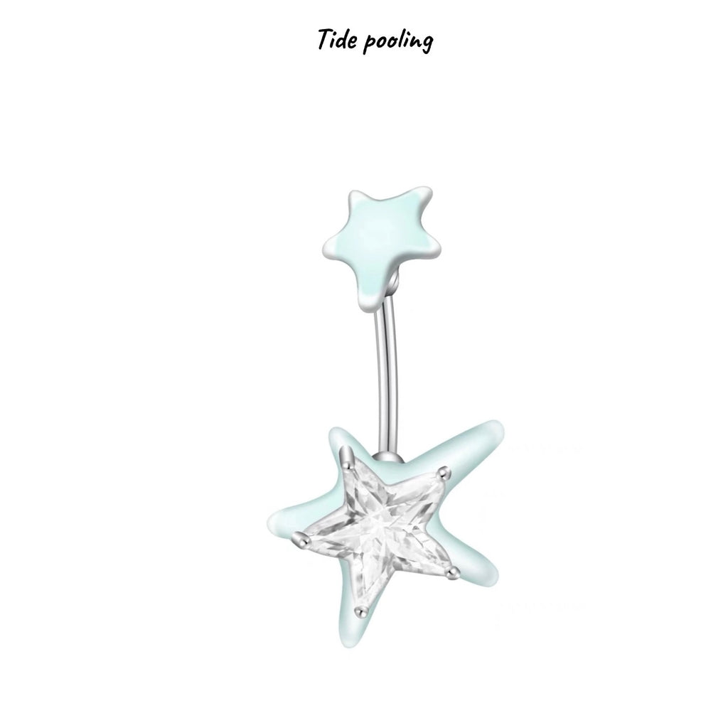 Star Shaped Belly Button Ring