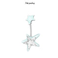 Star Shaped Belly Button Ring
