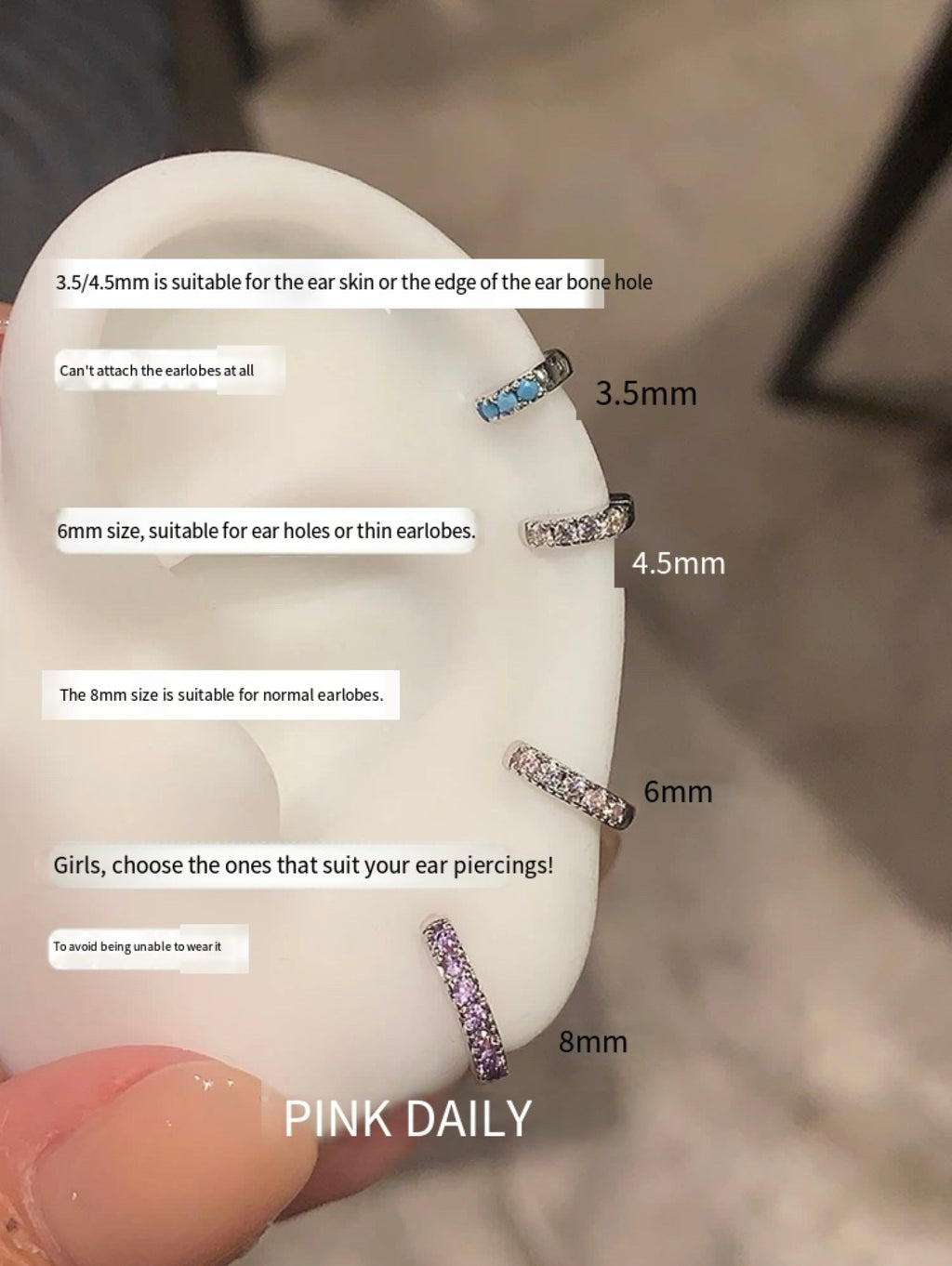 Signature Blue Zirconia Earring King