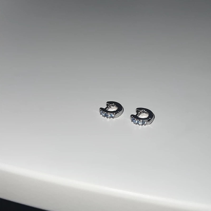 Signature Blue Zirconia Earring King