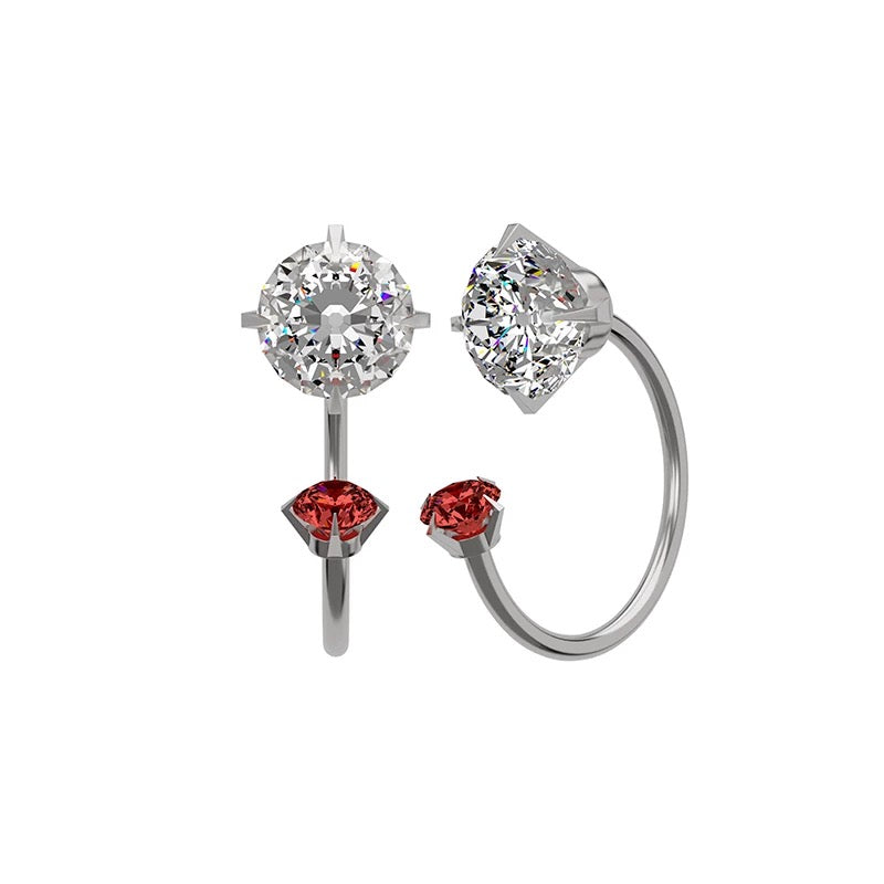 Horseshoe Hoop Earrings