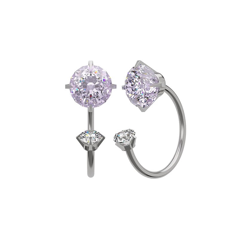 Horseshoe Hoop Earrings