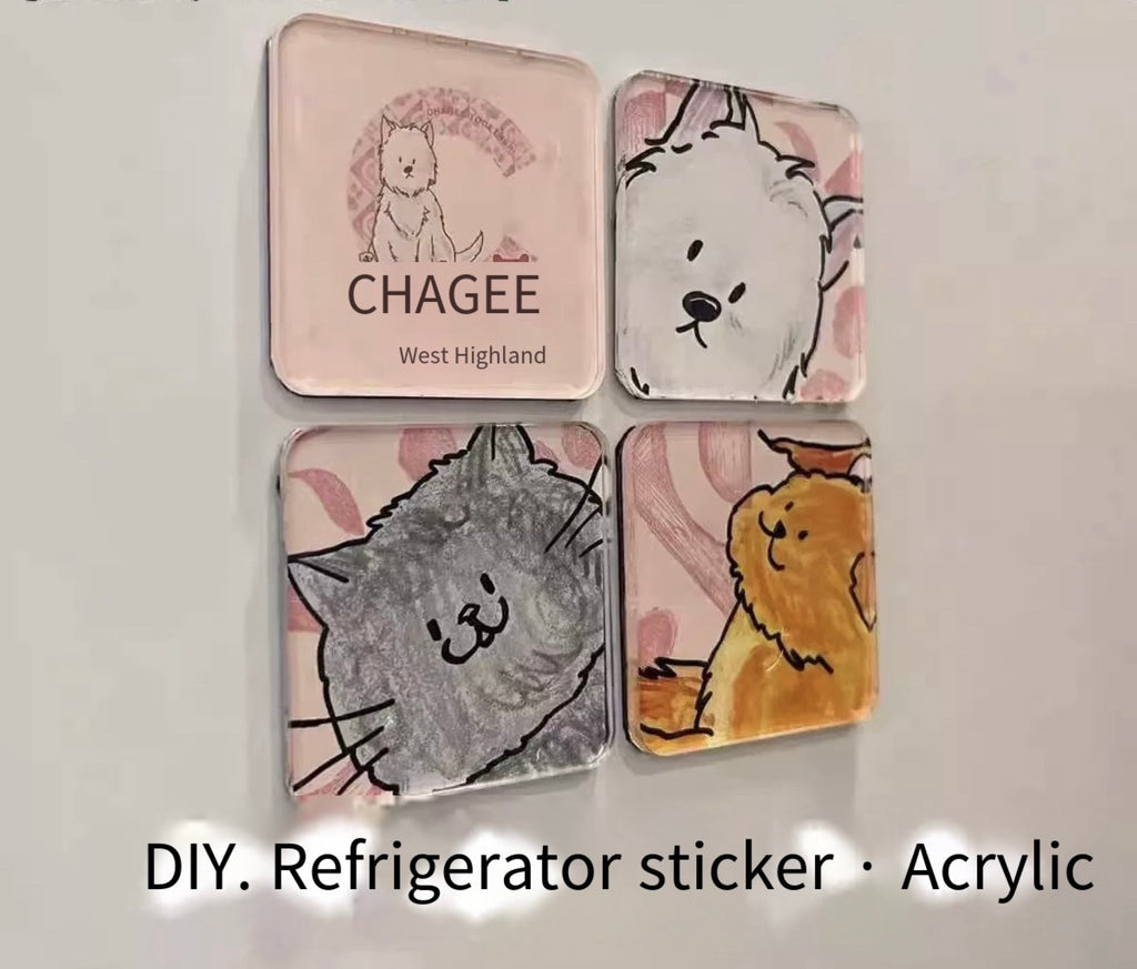 DIY Fridge magnet with Customer's Photo Wearing Nails