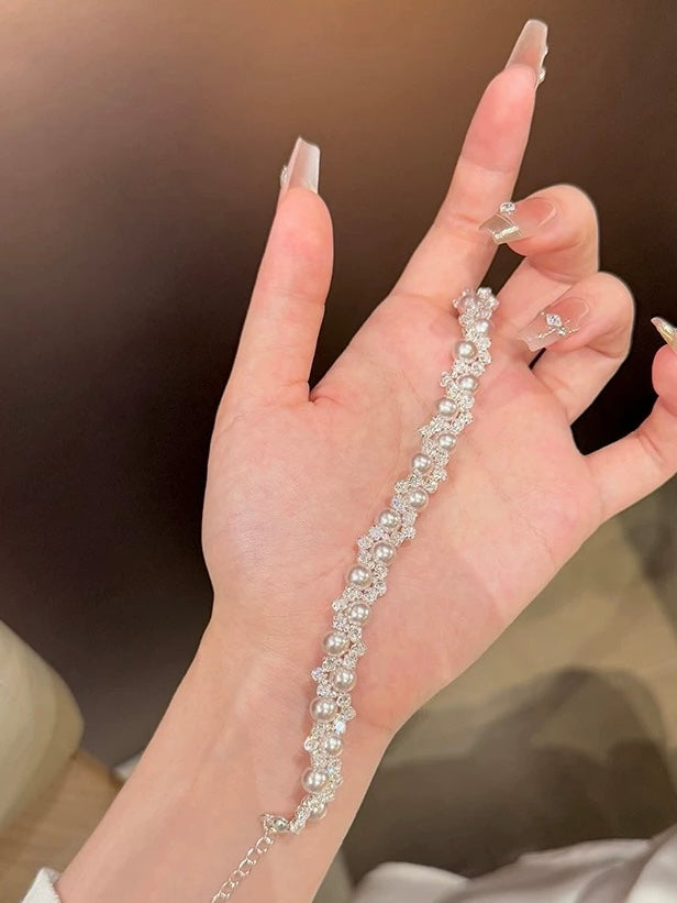 White Moonlight Bracelet（Hand Made）