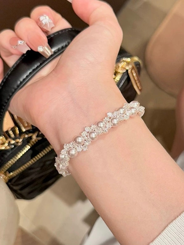 White Moonlight Bracelet（Hand Made）