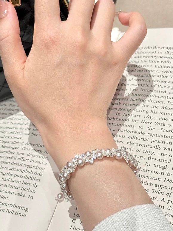 White Moonlight Bracelet（Hand Made）