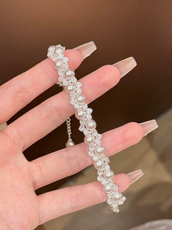 White Moonlight Bracelet（Hand Made）