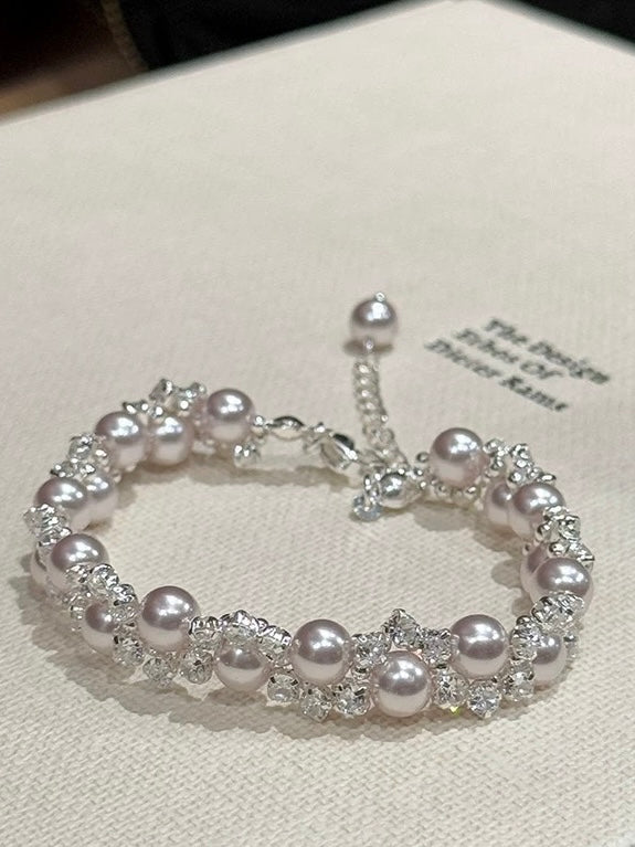 White Moonlight Bracelet（Hand Made）