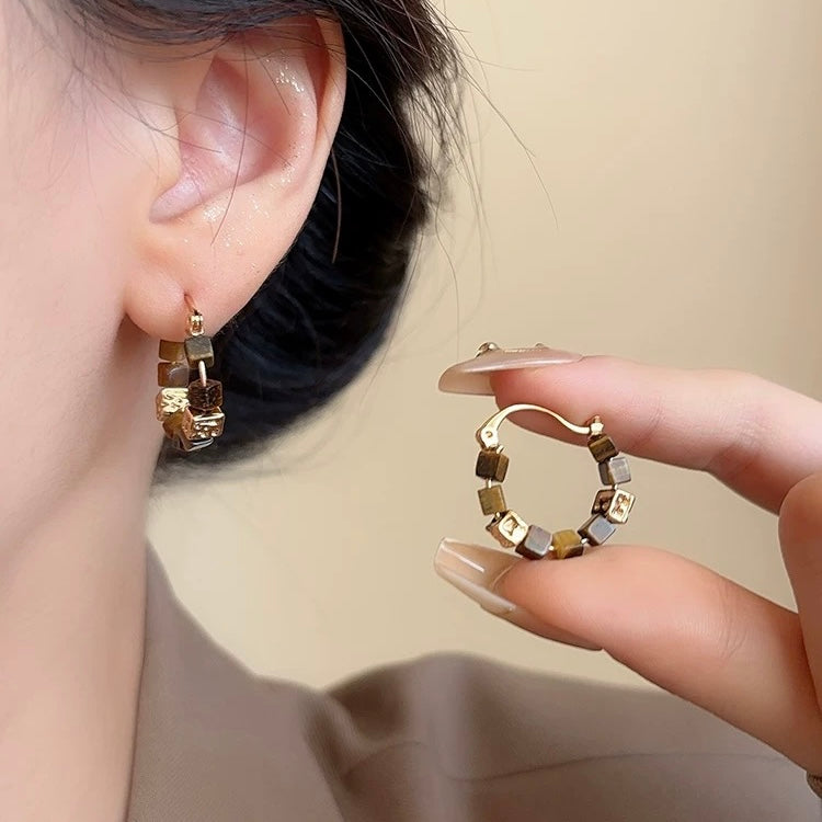 Vintage Brown Earrings