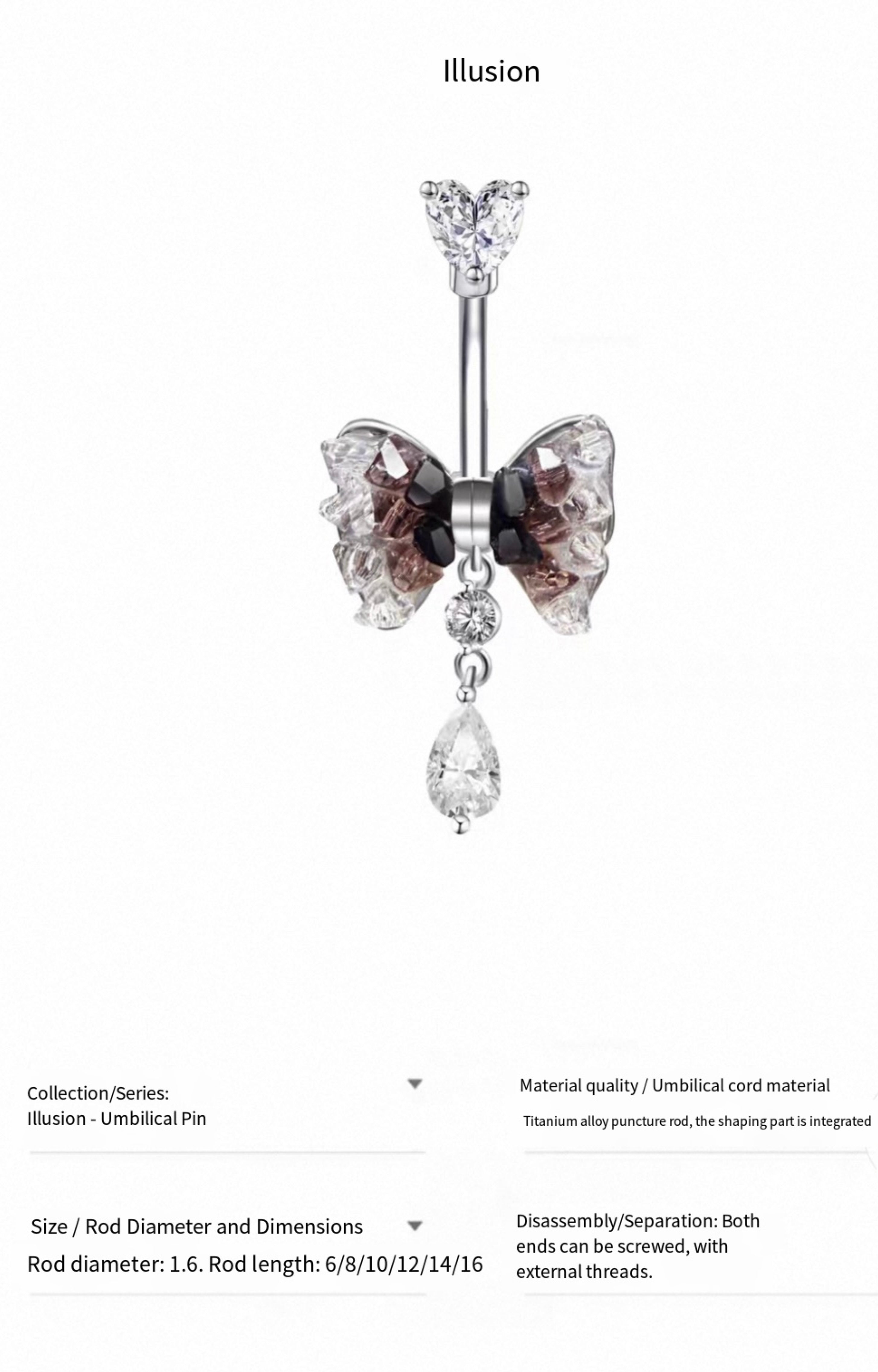 Illusion Navel Stud