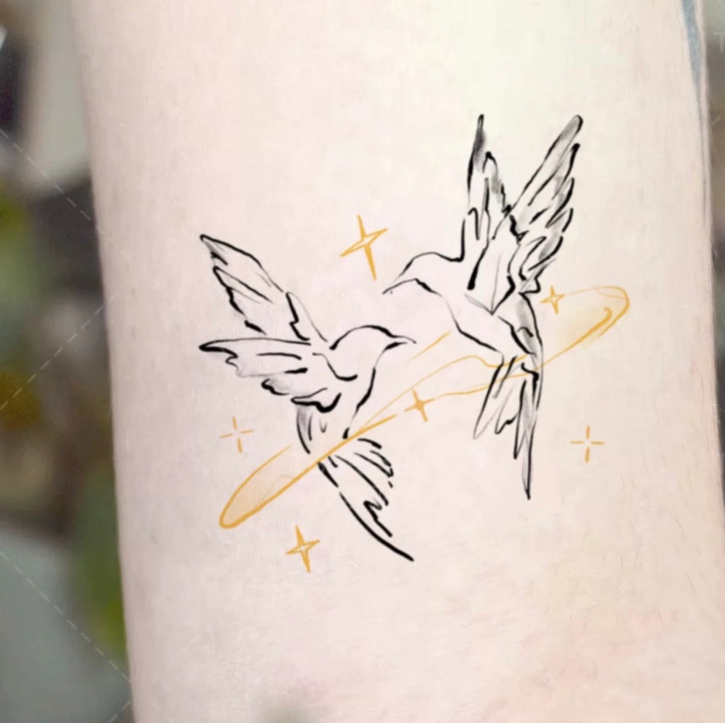 Freedom Dove Tattoo Sticker