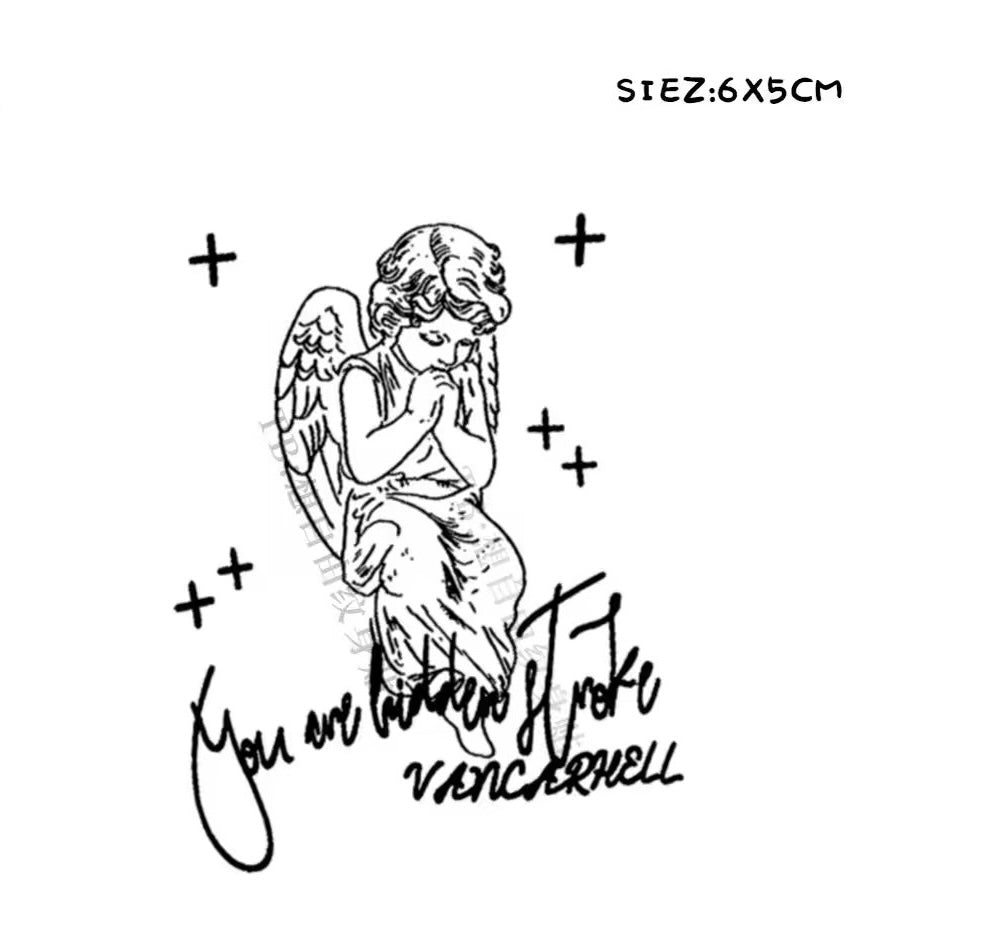 Angel  Herbal Juice Tattoo sticker