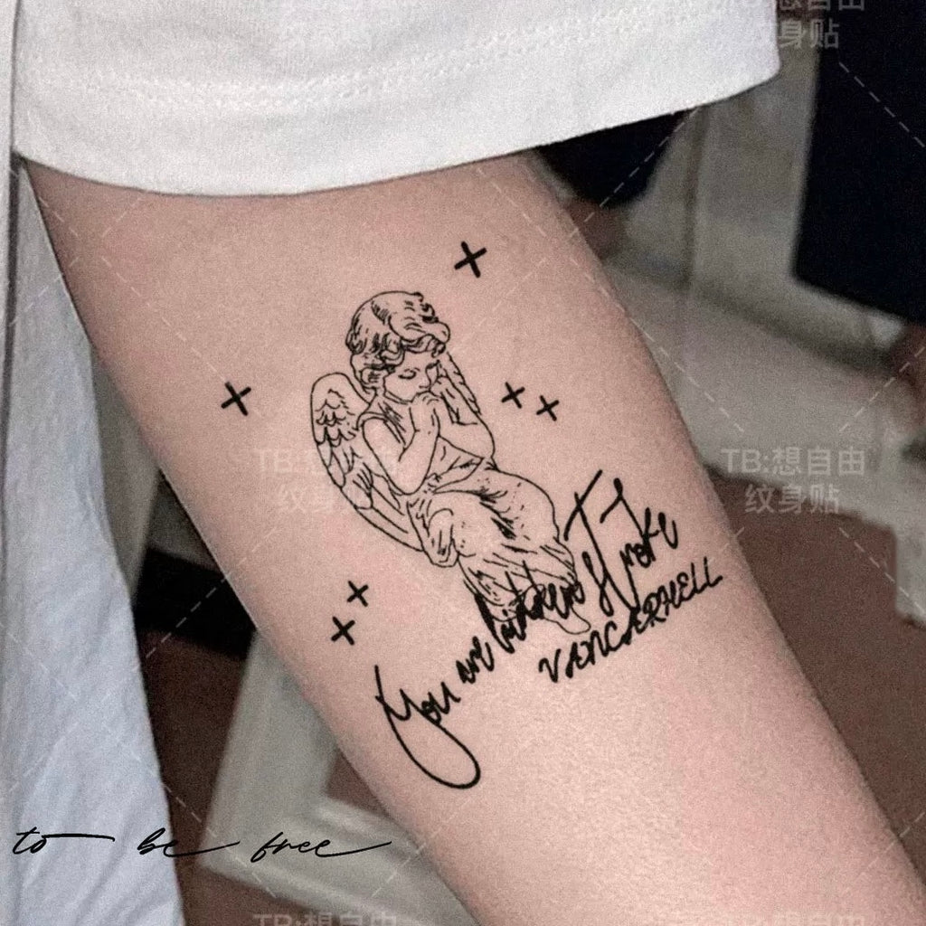 Angel  Herbal Juice Tattoo sticker