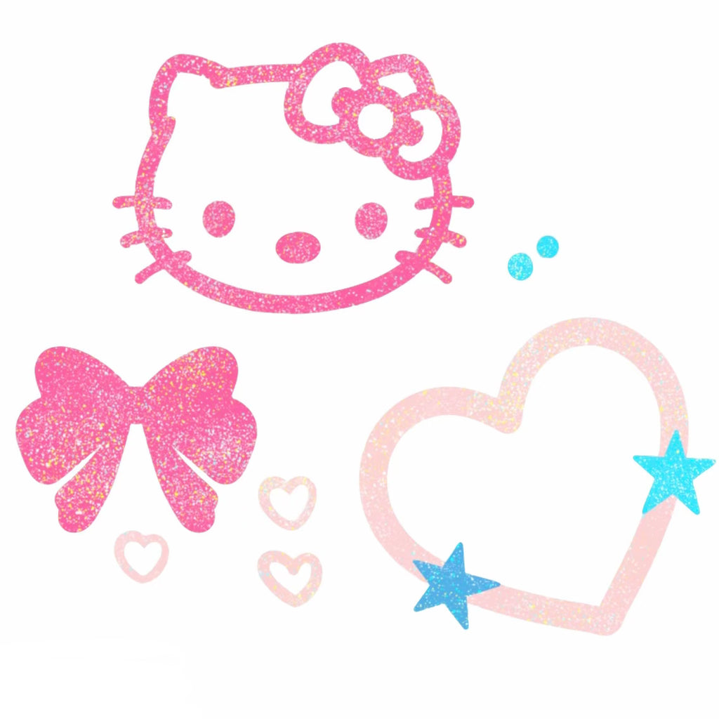 Hello Kitty Glitter Tattoo Sticker