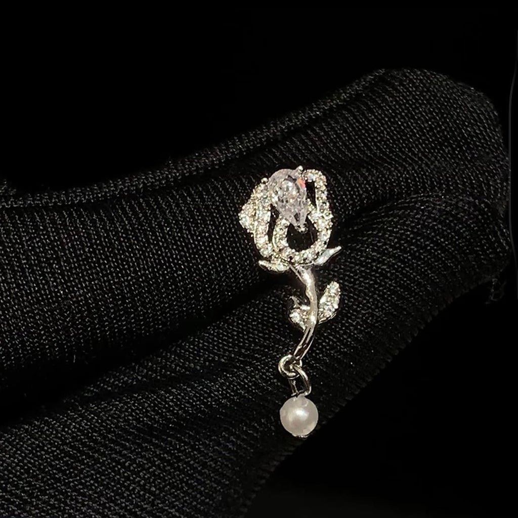 Flashy Rose Earrings