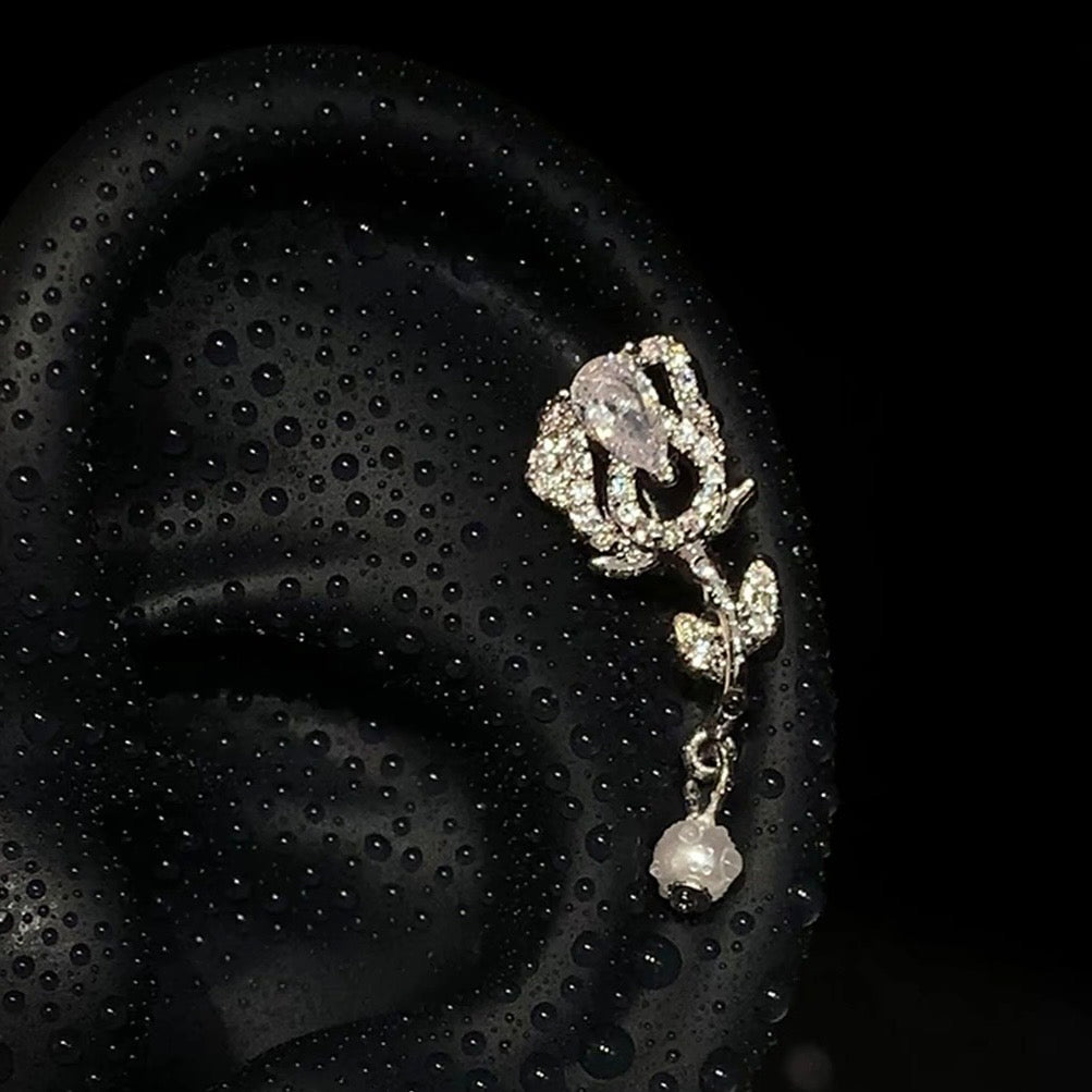 Flashy Rose Earrings