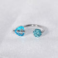 Flashy Heart Shaped Lip Ring