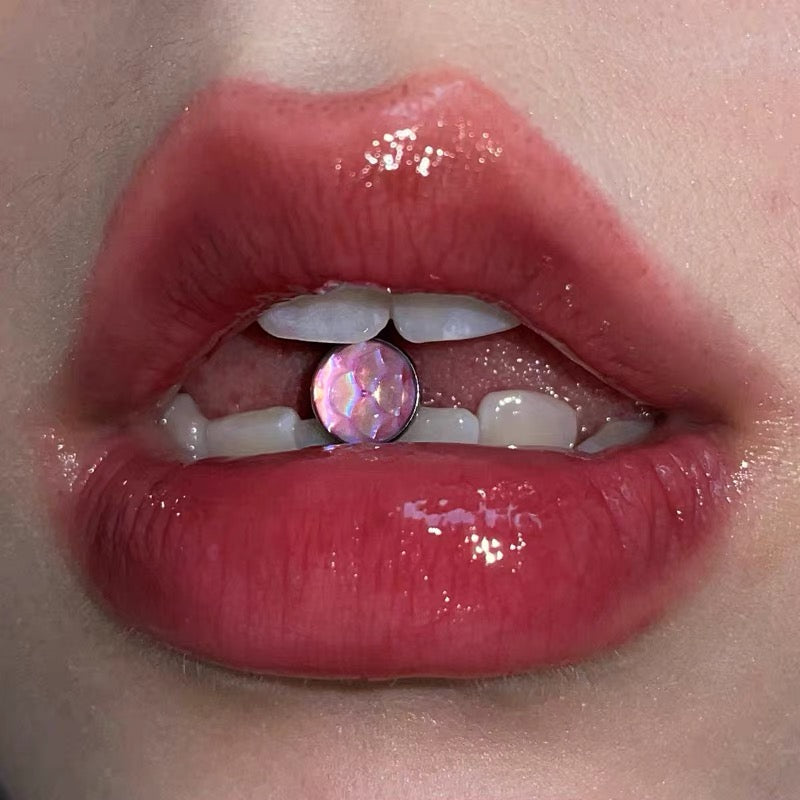 Mermaid  Titanium Tongue studs