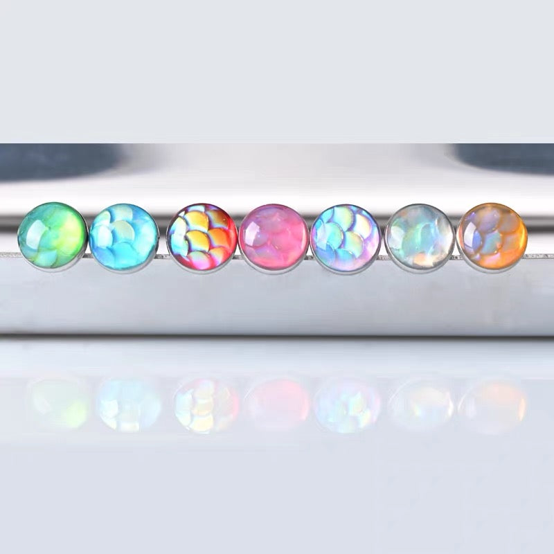 Mermaid  Titanium Tongue studs