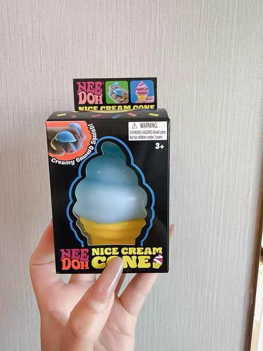 NeeDoh Nice Cream Cone Squishy